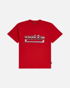 Patta Metal T-Shirt (Haute Red)